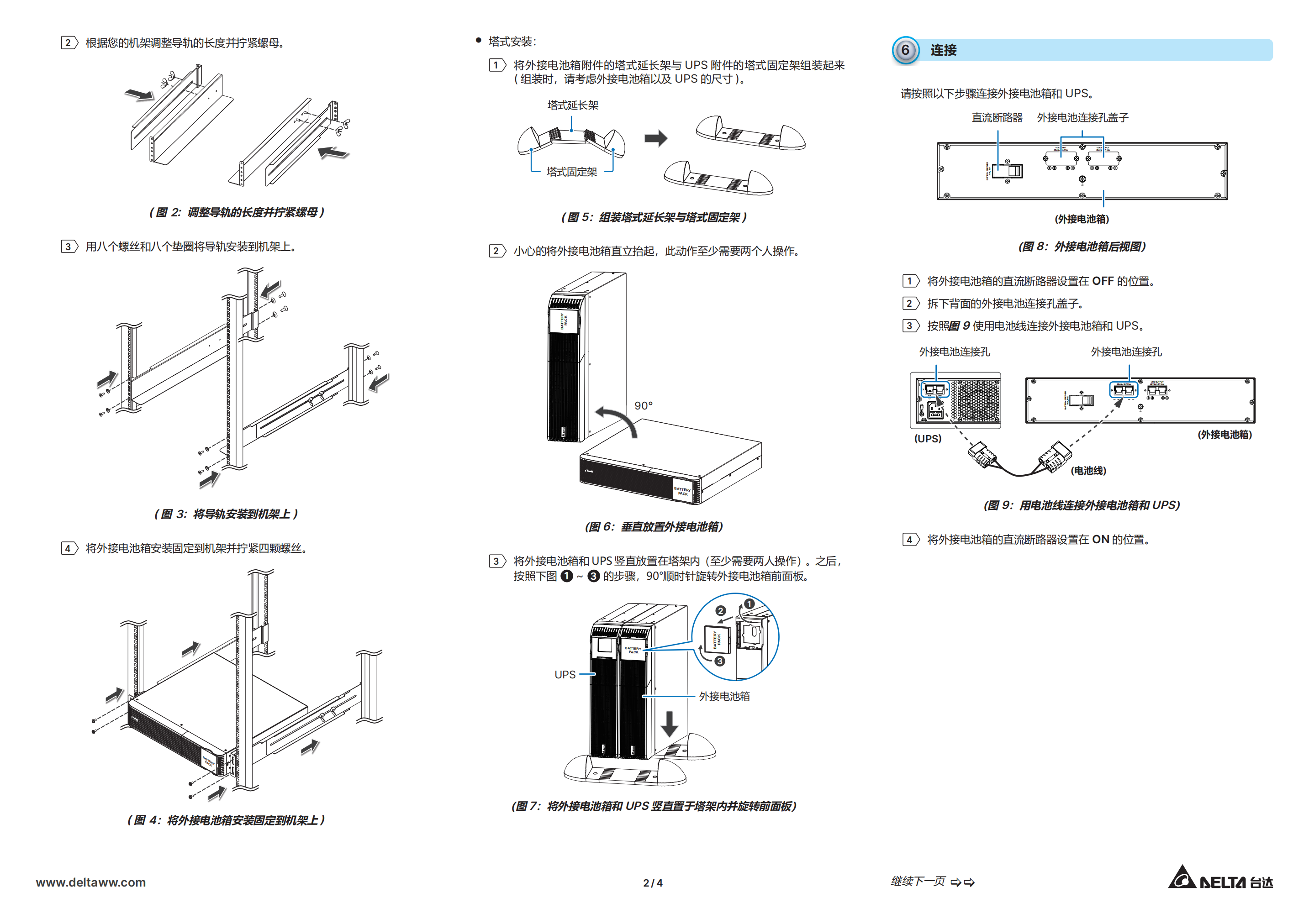 臺(tái)達(dá)外接電池箱適用于Amplon-RT系列Gen3-1 -3kVA UPS安裝操作指南_01.png